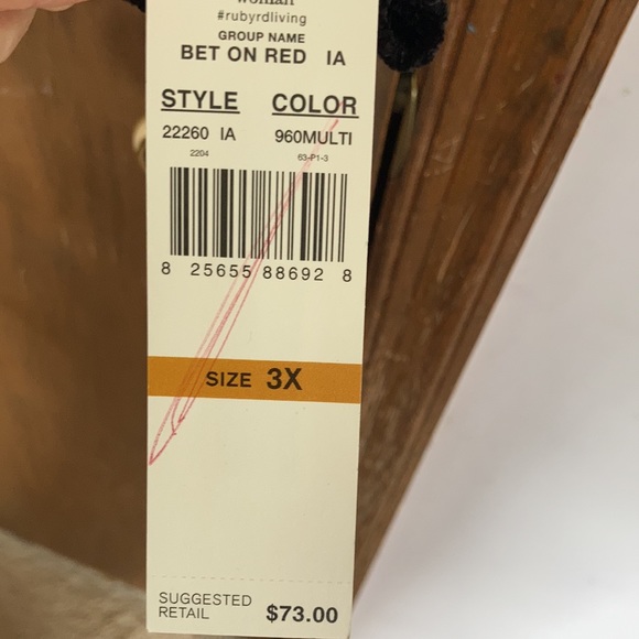 Ruby Rd striped sweater size 3X - Picture 12 of 16